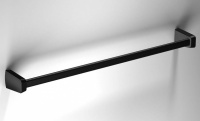 S6 black 56cm towel rail